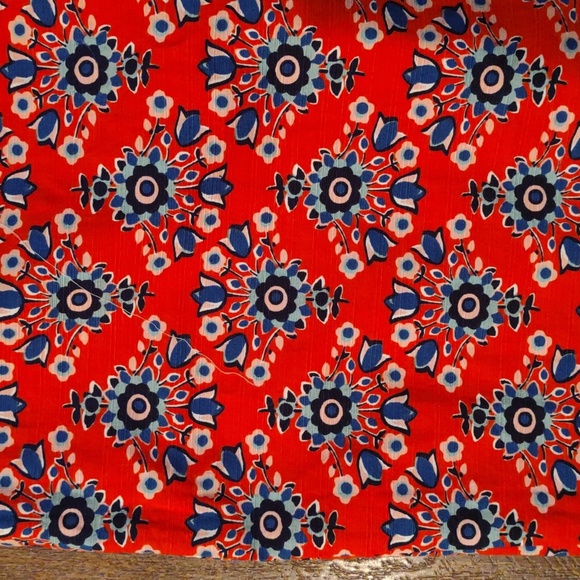 Boden womens 4R coral  flower print lined pencil skirt - Picture 2 of 5